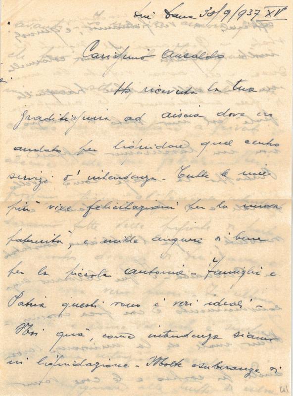 Lettera di Bruno Ceri a Giovanni Ansaldo, 30-09-1937 (1)