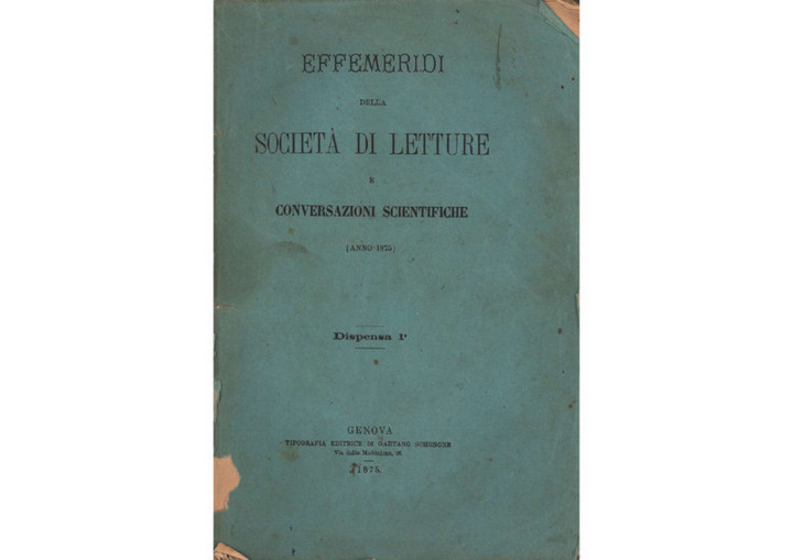 &quot;Effemeridi della Società di Letture e conversazioni scientifiche&quot;