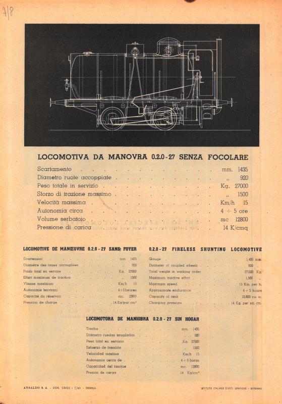 Locomotiva da manovra senza focolare