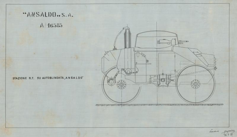 Stazione R.T. su autoblindata