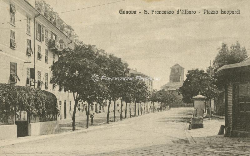 Genova - S. Francesco d&#039;Albaro - piazza Leopardi