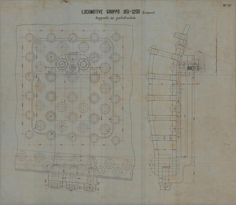 Locomotiva Alessandro Volta - Supporto del portafocolaio