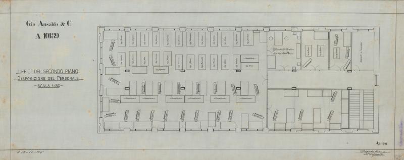Stabilimento meccanico - Uffici del secondo piano