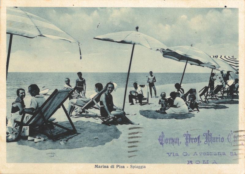 Cartolina di Mario Chini inviata a Giovanni Ansaldo, Fronte, 23 - 12 - 1936