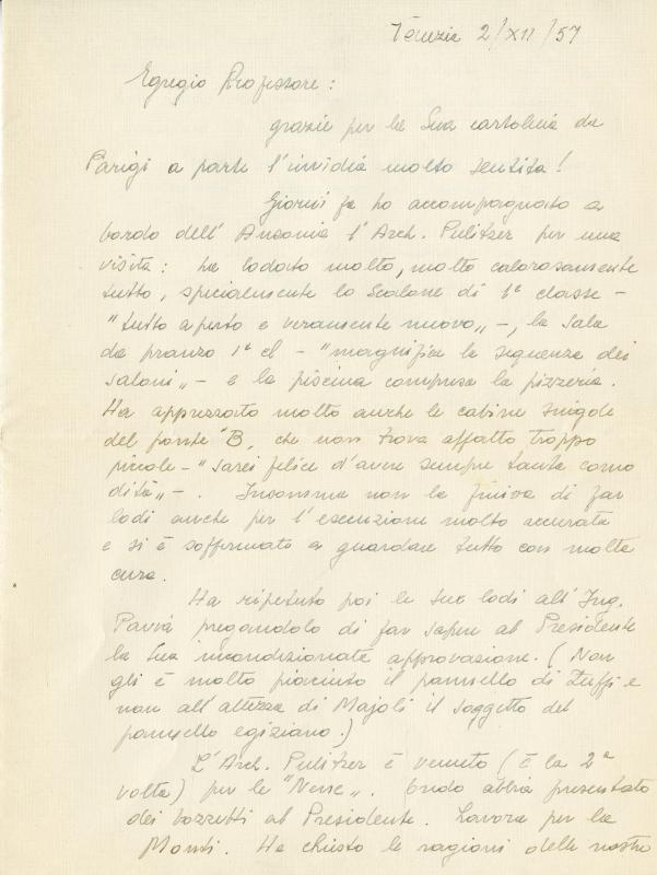 Lettera Zanetto, prima parte