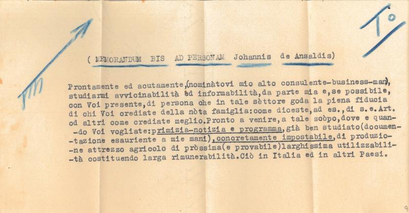 Lettera di Ivan Bianchi-Mina a Giovanni Ansaldo, 07-05-1939 (2)