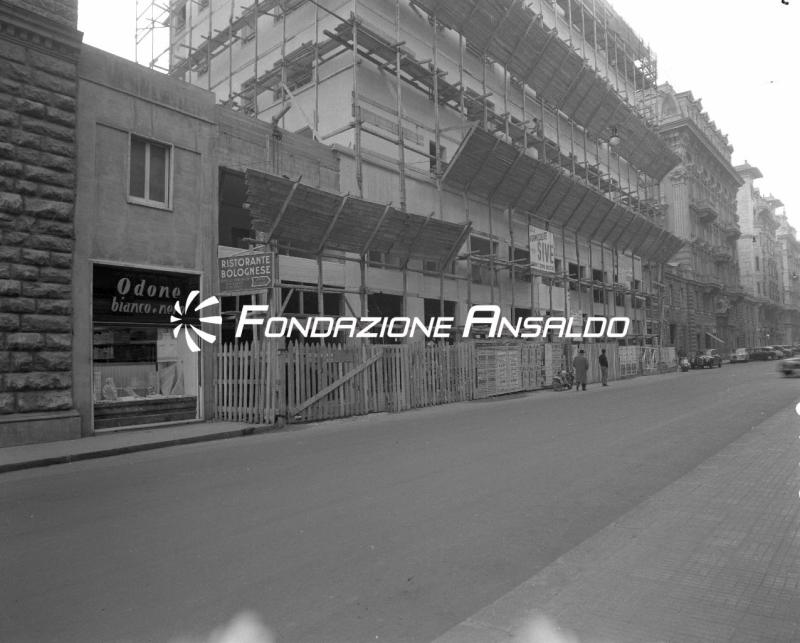 Genova - via Cesarea - costruzione nuovi caseggiati