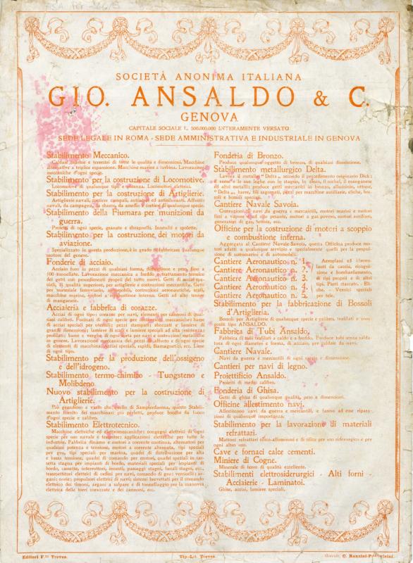 L'Illustrazione Italiana - numero speciale dedicato alla trasvolata su Vienna - quarta di copertina