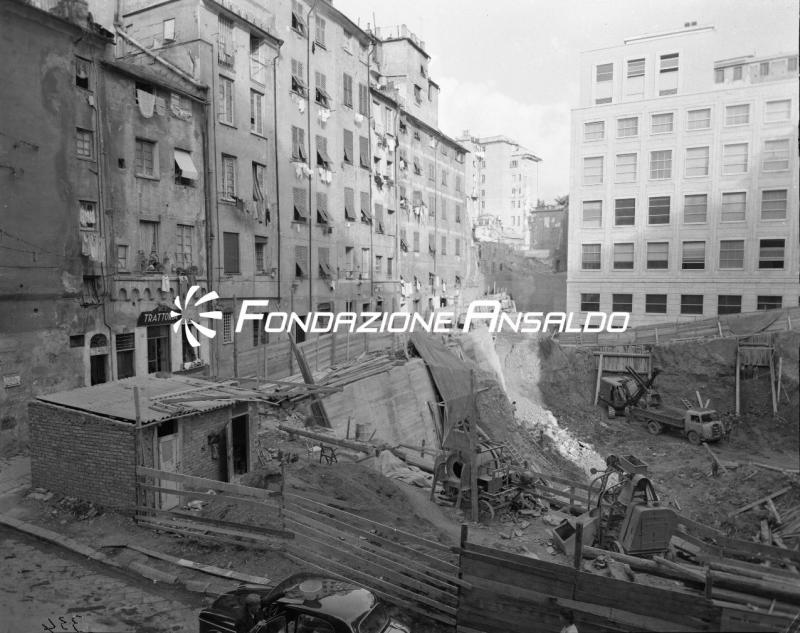 Genova - Portoria - demolizioni