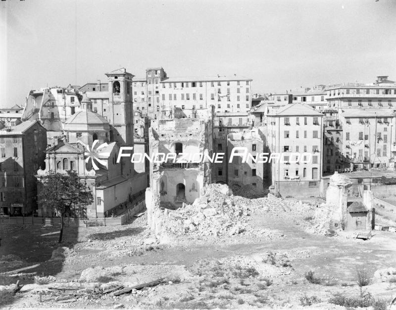Genova - Piccapietra - demolizione Chiesa San Camillo