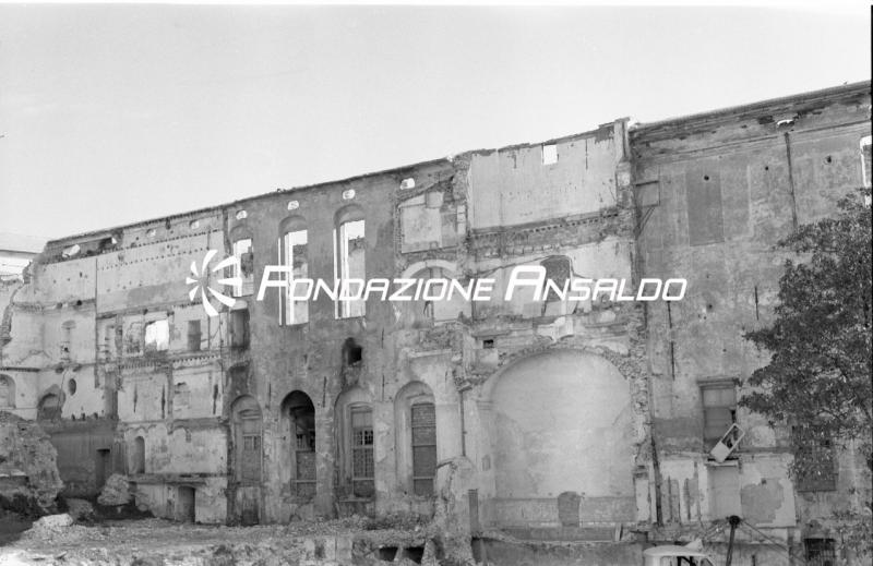 Genova - Piccapietra - demolizione ospedale Pammatone