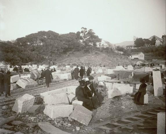 Genova - corso Italia in costruzione