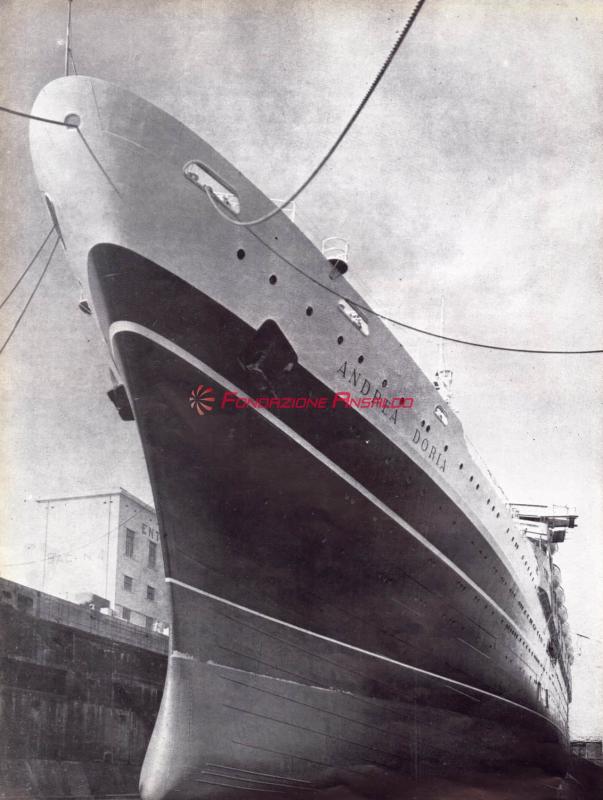 Andrea Doria (t/n) - pubblicazione a stampa - prua
