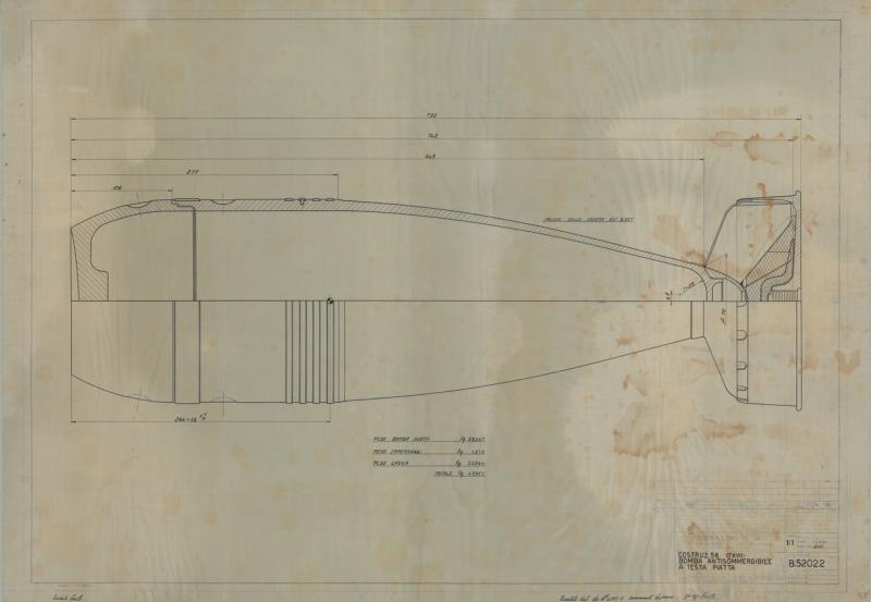 Cannone 120/26 -  Bomba antisommergibile
