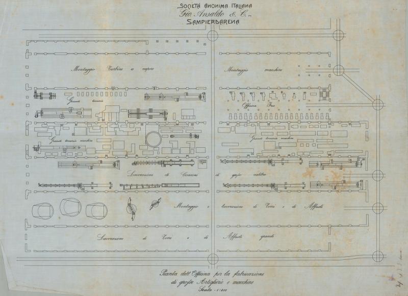 Stabilimento Meccanico di Sampierdarena - Officine Grosse artiglierie