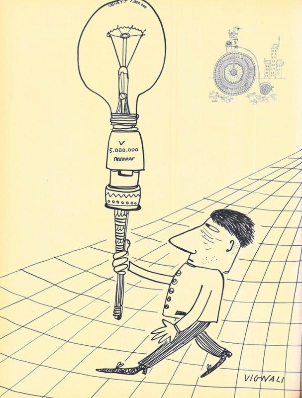 Seconda di copertina di Gino Vignali, maggio-giugno 1955, anno III, n. 3