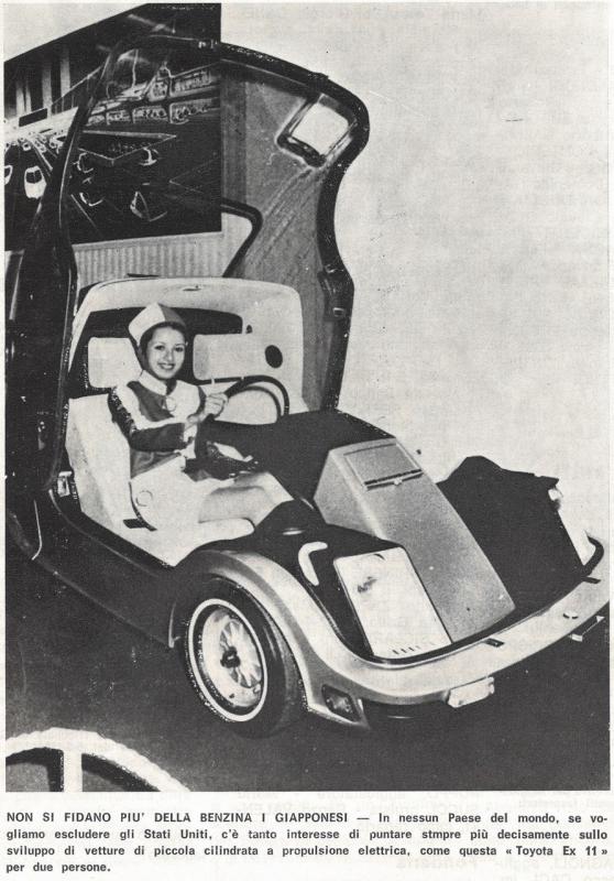 "Toyota Ex 11" a propulsione elettrica, p. 12