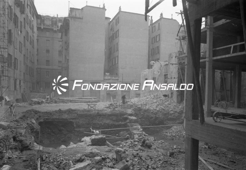 Genova - Piccapietra - costruzione nuovi caseggiati