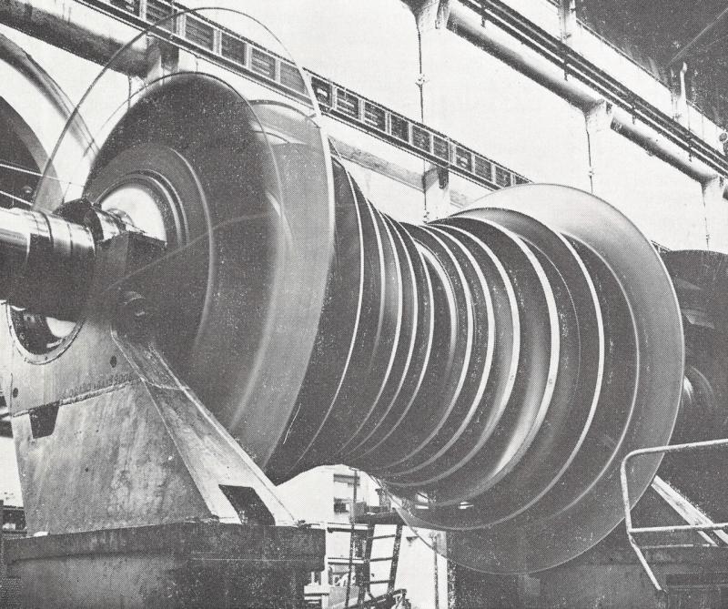 Rotore a bassa pressione per turbina a vapore da 320 mila kWe, p. 4