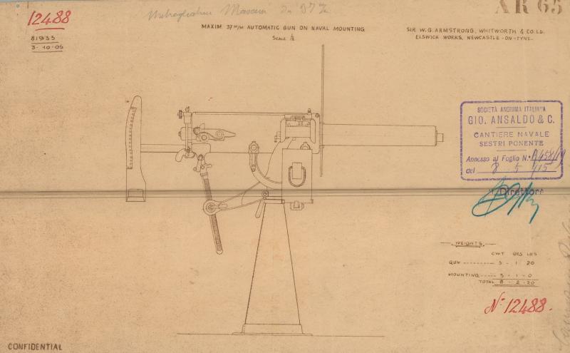 Cannone automatico navale da 37 Colt