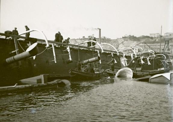 Genova - naufragio del piroscafo Regina Margherita