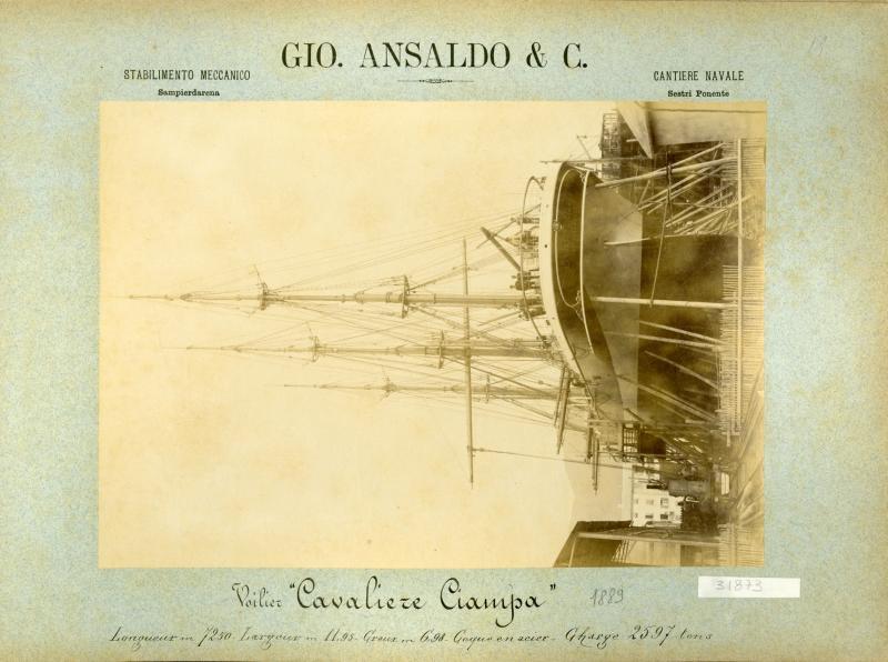 Veliero Cavaliere Ciampa, 1889 (FP.031873)
