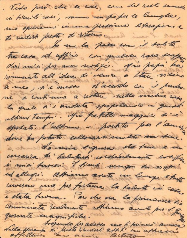 Lettera di Arturo Cosulich a Giovanni Ansaldo,  27-03-1927 (2)