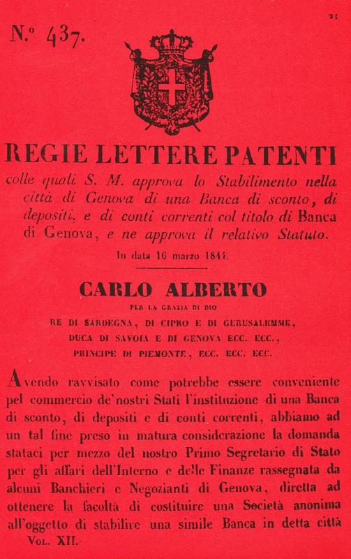 L'economia genovese agli inizi dell'800, p. 6