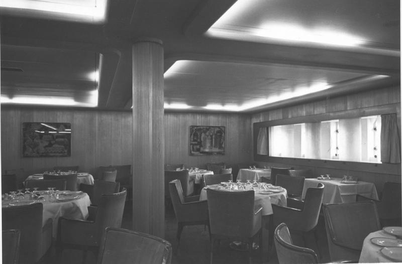 Conte Grande - Sala da pranzo di prima classe