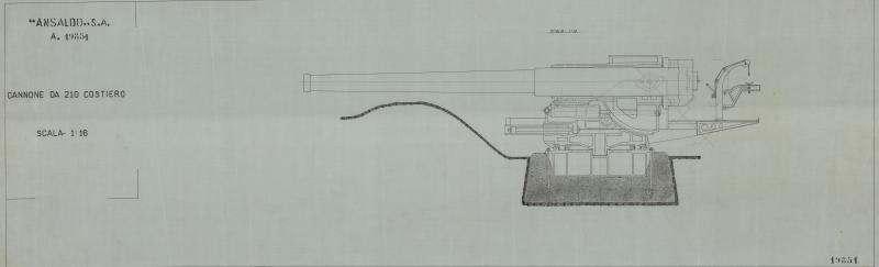 Cannone da 210 costiero