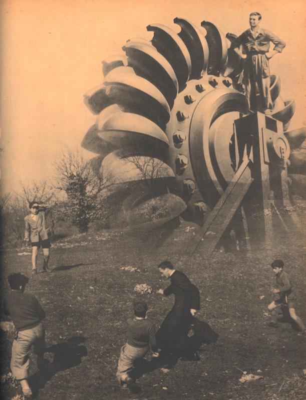 Terza di copertina - Fotomontaggi - settembre 1954, anno II, n. 5