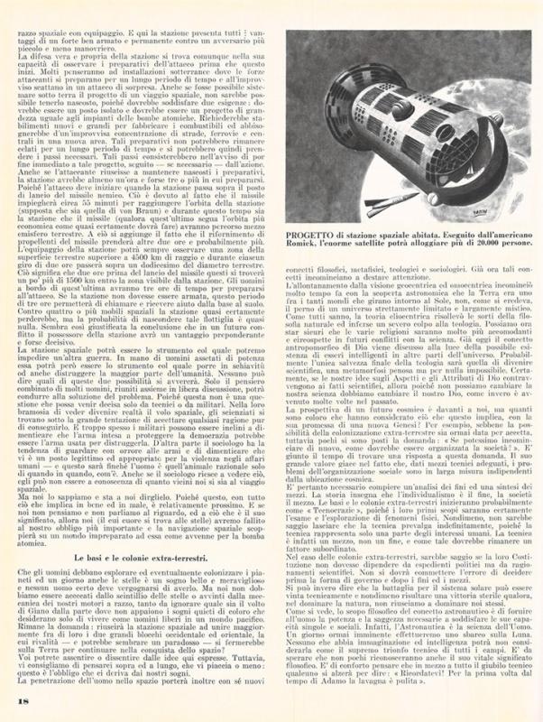 I primi satelliti artificiali terrestri di Glauco Partel, luglio - agosto 1956, anno IV, n. 4, p. 18