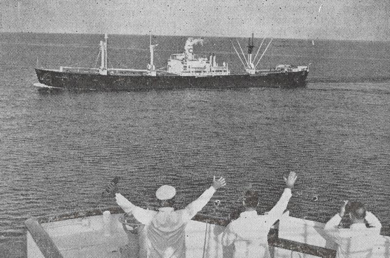 Il comandante della "Federico C.", cap. Marco Simicich