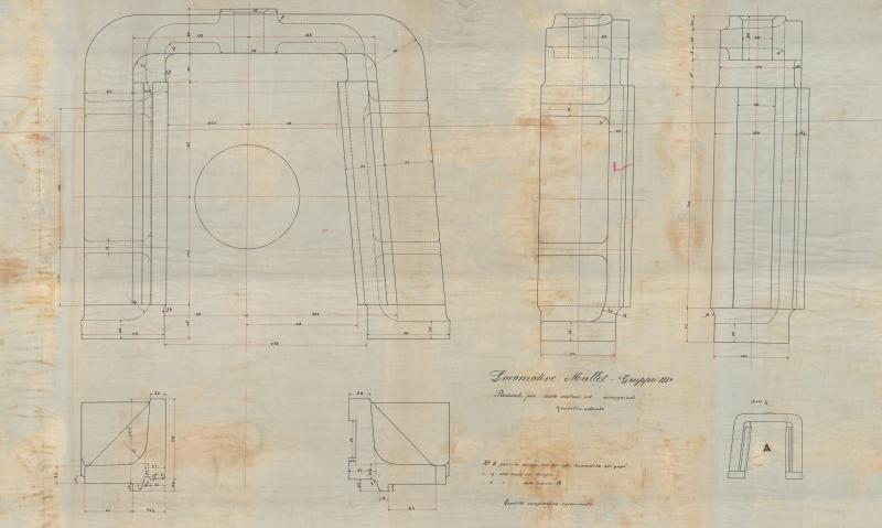 Locomotive Mallet - Parasale per ruote motrici