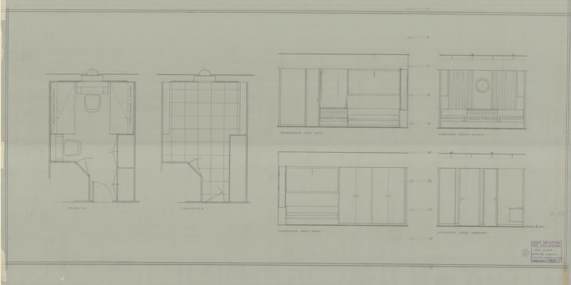 Stella Solaris II - Cabine esterne - Pianta, soffitto e vista