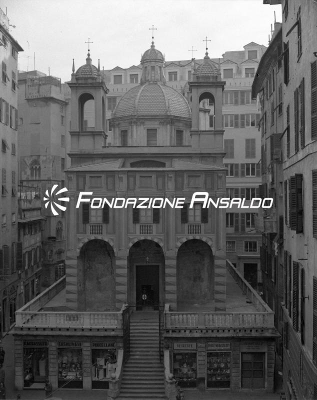 Genova - piazza Banchi - Chiesa di San Pietro in Banchi