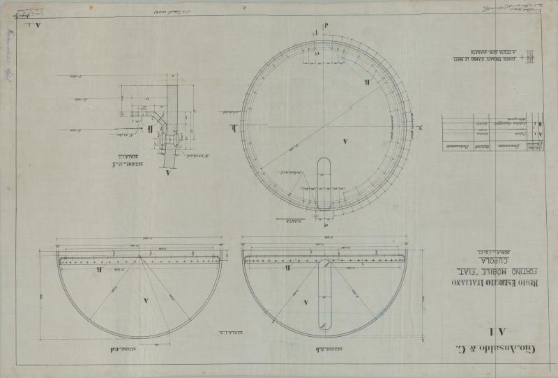 Cupola per fortino mobile Fiat