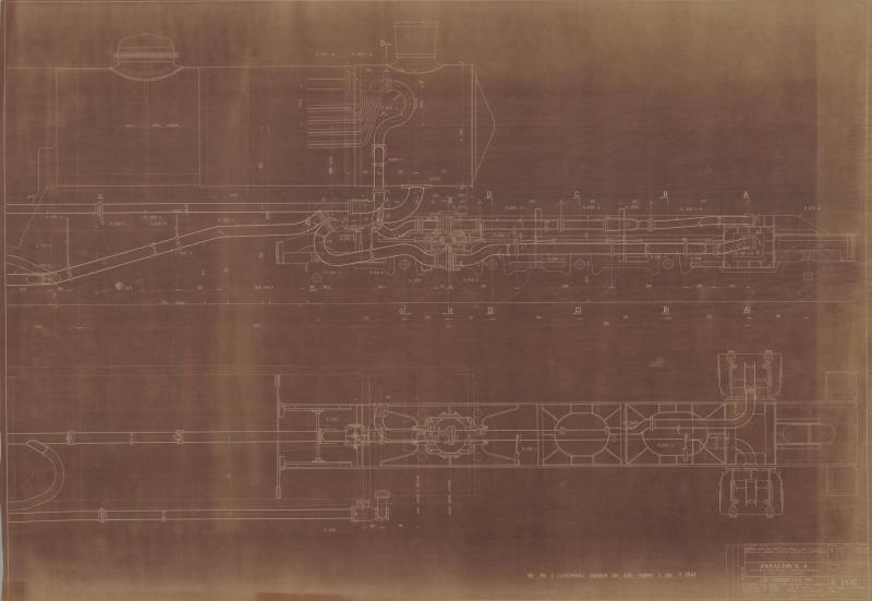 Locomotiva Garratt - Insieme delle condutture principali del vapore