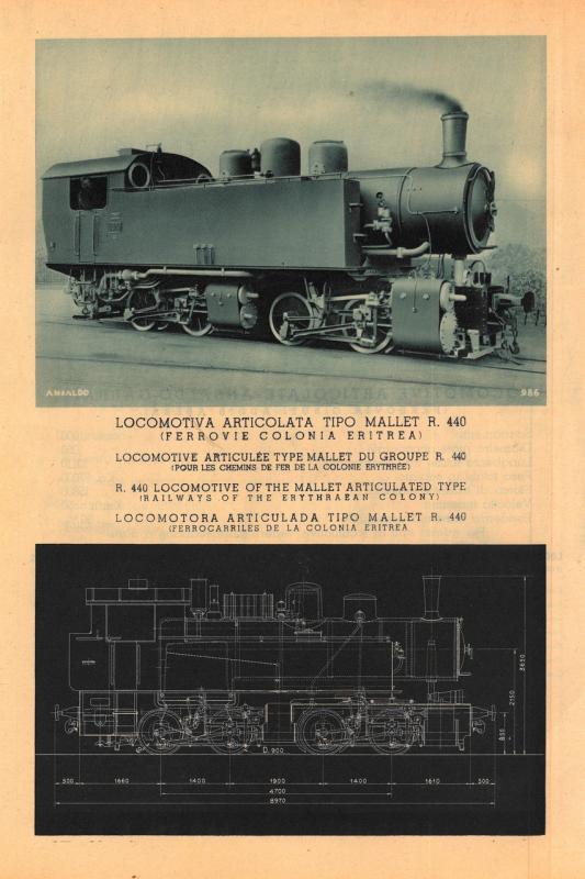 Locomotive articolate tipo Mallet R.440