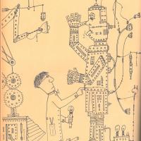Seconda copertina di Gino Vignali, luglio-agosto 1955, anno III, n. 4
