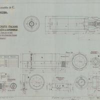 Cannone da 102/35 su automobile - Granata Ansaldo con spoletta tipo francese italiano