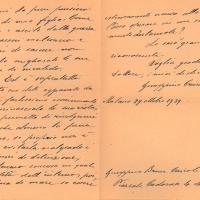 Lettera di Giuseppina Bauer a Giovanni Ansaldo, 29-10-1939 (2)