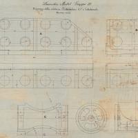Locomotive Mallet - Appoggi della caldaia, distributore A.P. e sottoboccole