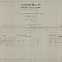 Costruzione 102/35 S.1914 - Tracciato di sbozzatura