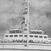 L' equipaggio della Federico "C" alle Azzorre, 1970