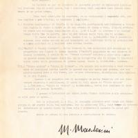 Lettera di Marcello Mascherini, 1958 gen. 23