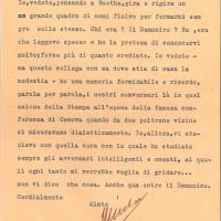 Lettera inviata da Minto a Giovanni Ansaldo, p. 2, 14 - 03 - 1932