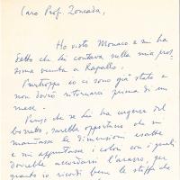 Lettera di Giuseppe Capogrossi, 1964 mar. 10