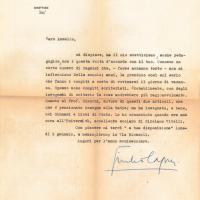 Lettera di Giulio Caprin a Giovanni Ansaldo, 31-12-1949