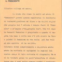 Lettera inviata da Minto a Giovanni Ansaldo, p. 1, 14 - 03 - 1932